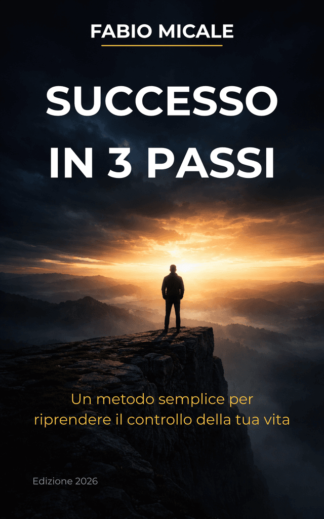 Copertina del libro Successo in 3 Passi di Fabio Micale