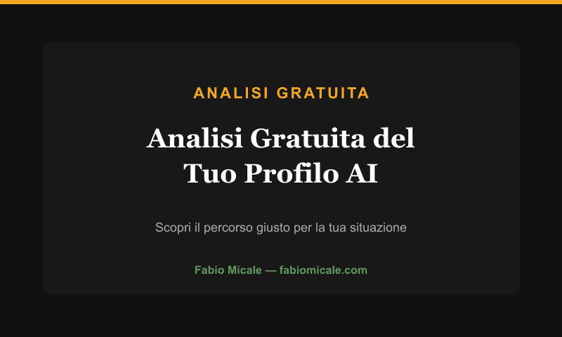 Analisi Gratuita del Tuo Profilo AI